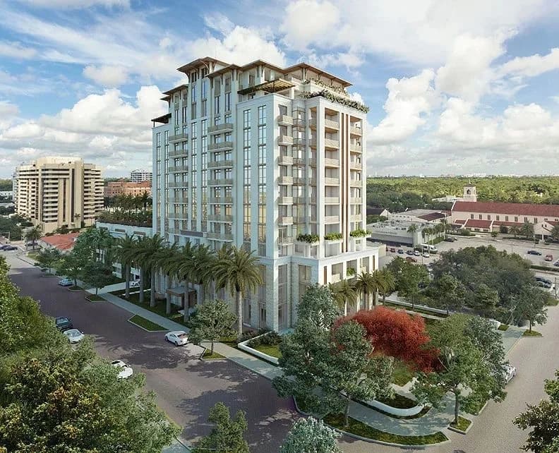 Architectural rendering of Villa Valencia from the original JZ Development website
